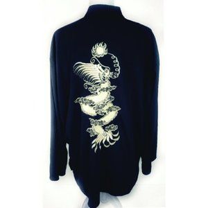 Vintage Chinese Mandarin Embroidered Dragon Jacket